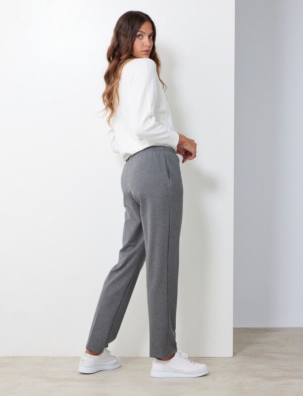 Pantalon Yoga Algodon GRIS