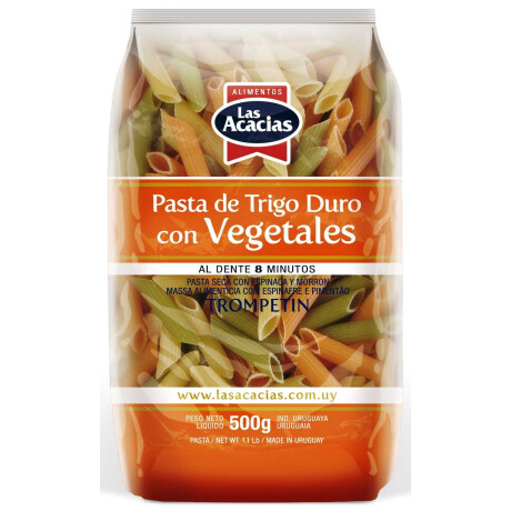 FIDEO LAS ACACIAS VEGETALES 400G TROMPETIN FIDEO LAS ACACIAS VEGETALES 400G TROMPETIN