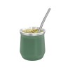 MVS Mate De Ac. Inox. 140 Ml Con Bombilla Incluida Hudson - Verde