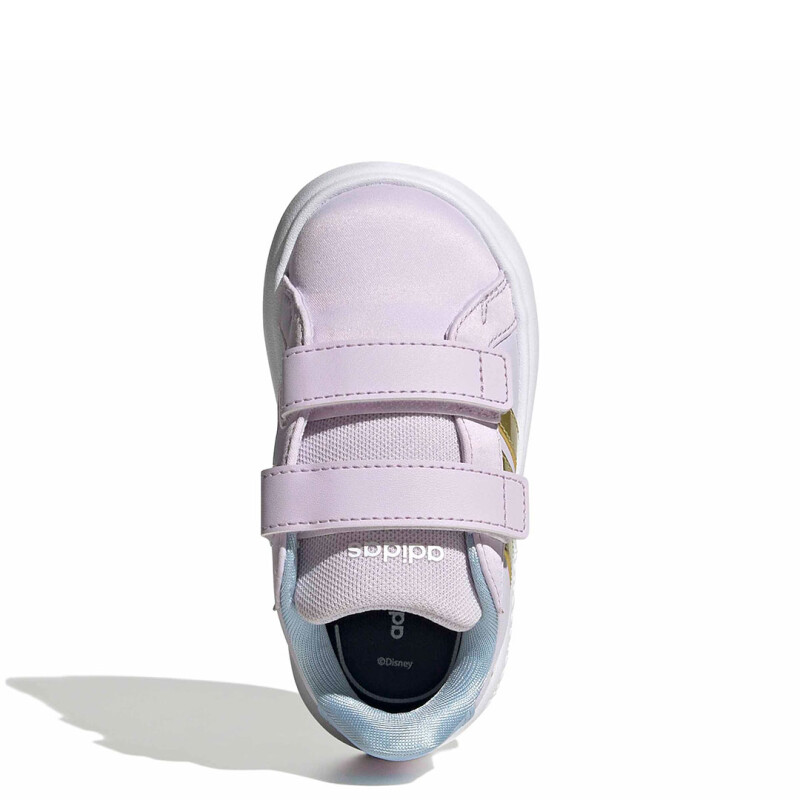 Championes de Niños Adidas Grand Court Elsa Preescolar Lila - Dorado