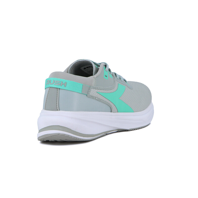 Diadora Rush Calzado Running Hombre - Grey/aquamarine Gris-aguamarina