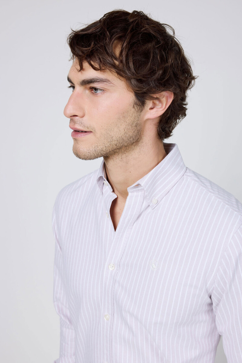 Camisa Oxford Butcher Rosa