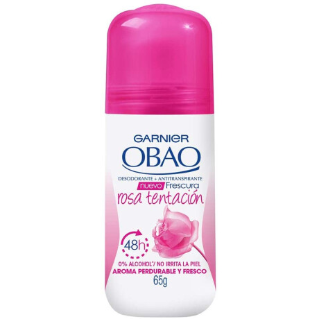 DESODORANTE OBAO ROLL ON 65 ML M ROSA TENTACION DESODORANTE OBAO ROLL ON 65 ML M ROSA TENTACION