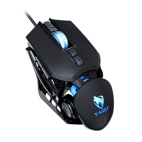 Mouse con Cable Twolf - G530BK NEGRO