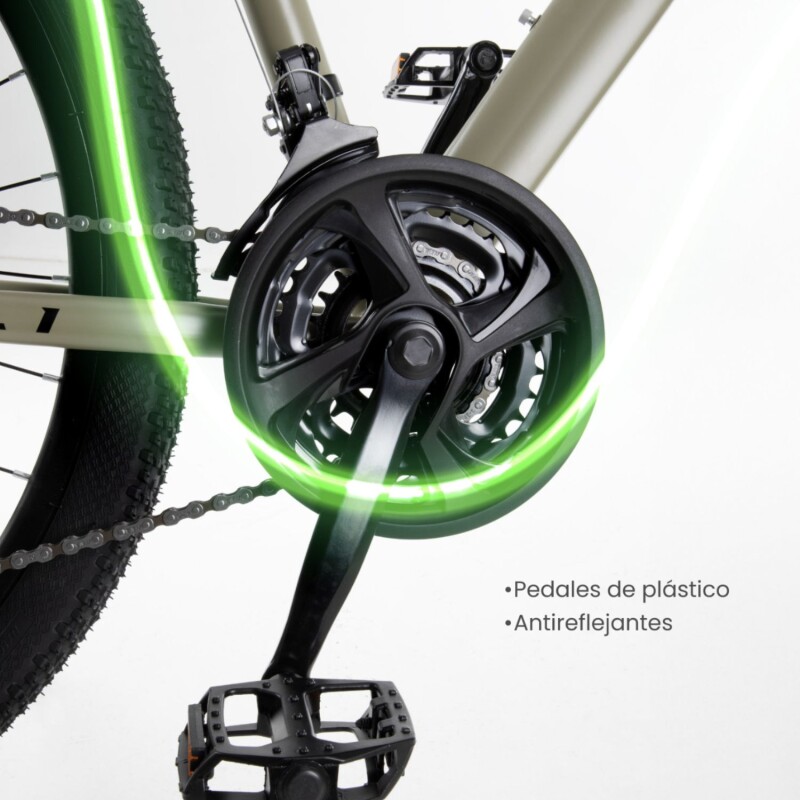 Bicicleta Mountain Bike Neon Xtrail 1 Rodado 26 Acero Freno Disco 21 Cambios Olive