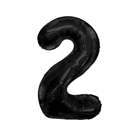 Globo Nº 2 Negro 75 cm Sc