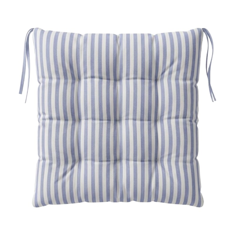 COJIN CUAD CUADRILLE AZUL P/SILLA 40X40CM Unica