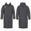 Campera Larga Deportiva Unisex Arena Team Line Team Parka Solid Gris Oscuro