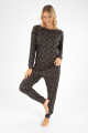 Pijama animal jersey Negro