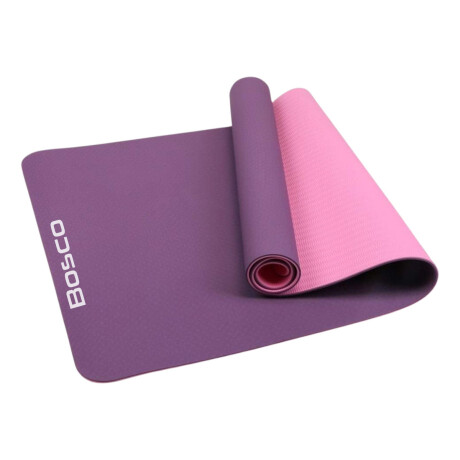 Mat Yoga Colchoneta 6mm Bolso Bosco Correa Violeta