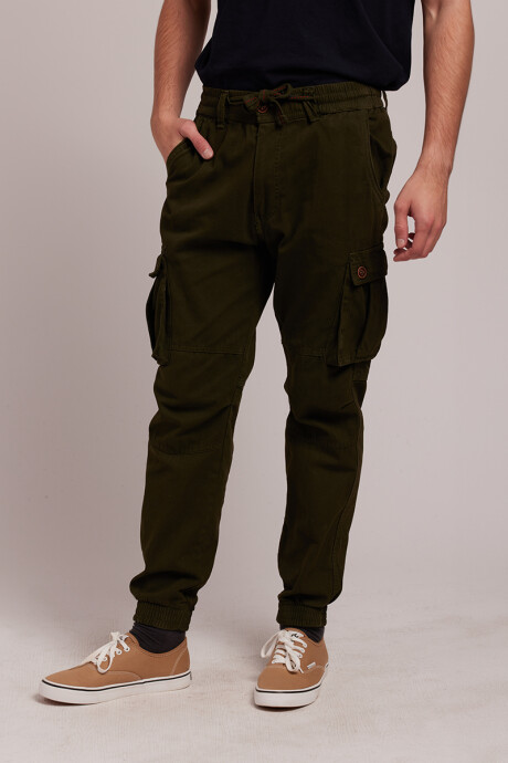 PANTALON CARGO ENCOR DIXIE Militar