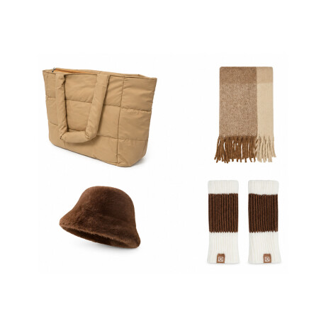 Set x4 de accesorios Marrón Sc