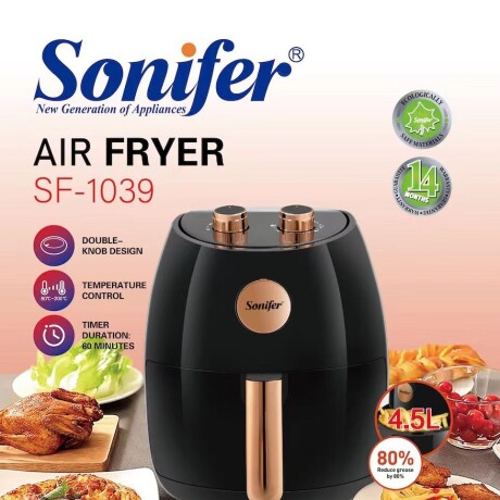 Freidora Sin Aceite Sonifer Air Fryer 4.5 Lts Freidora Sin Aceite Sonifer Air Fryer 4.5 Lts