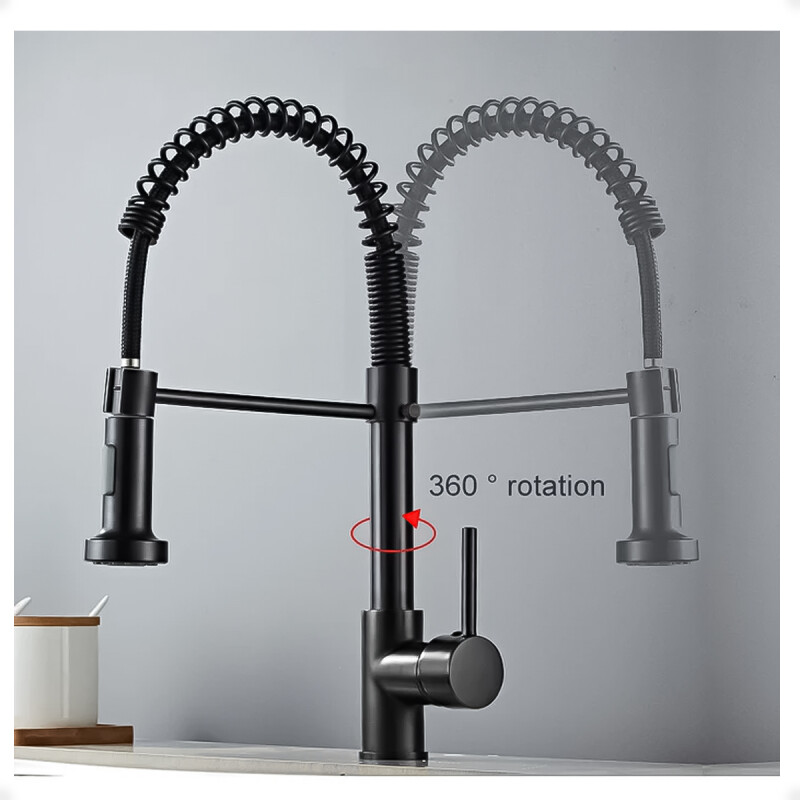 Canilla Monocomando Extensible de Cocina con Soporte Canilla Monocomando Extensible de Cocina con Soporte