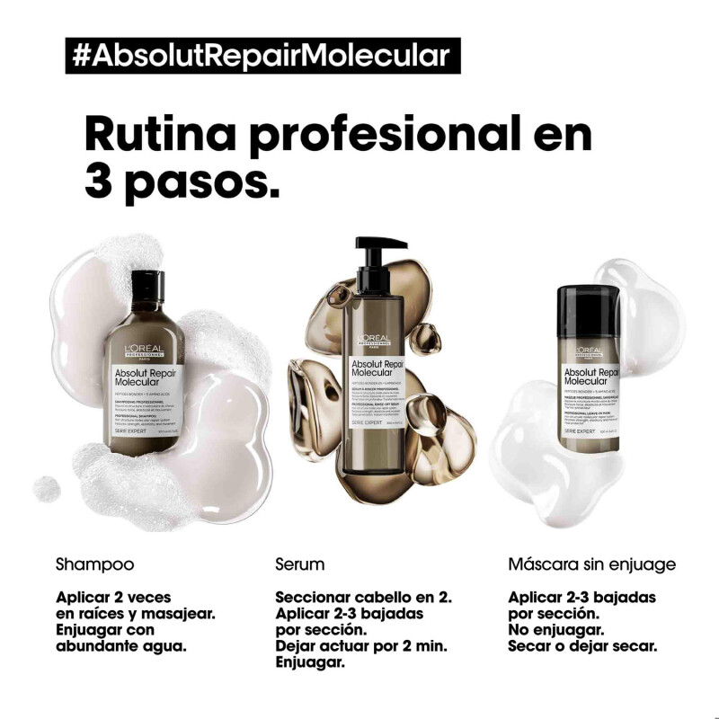 Shampoo L'Oréal Prof Absolute Repair Molecular 300ml Shampoo L'Oréal Prof Absolute Repair Molecular 300ml