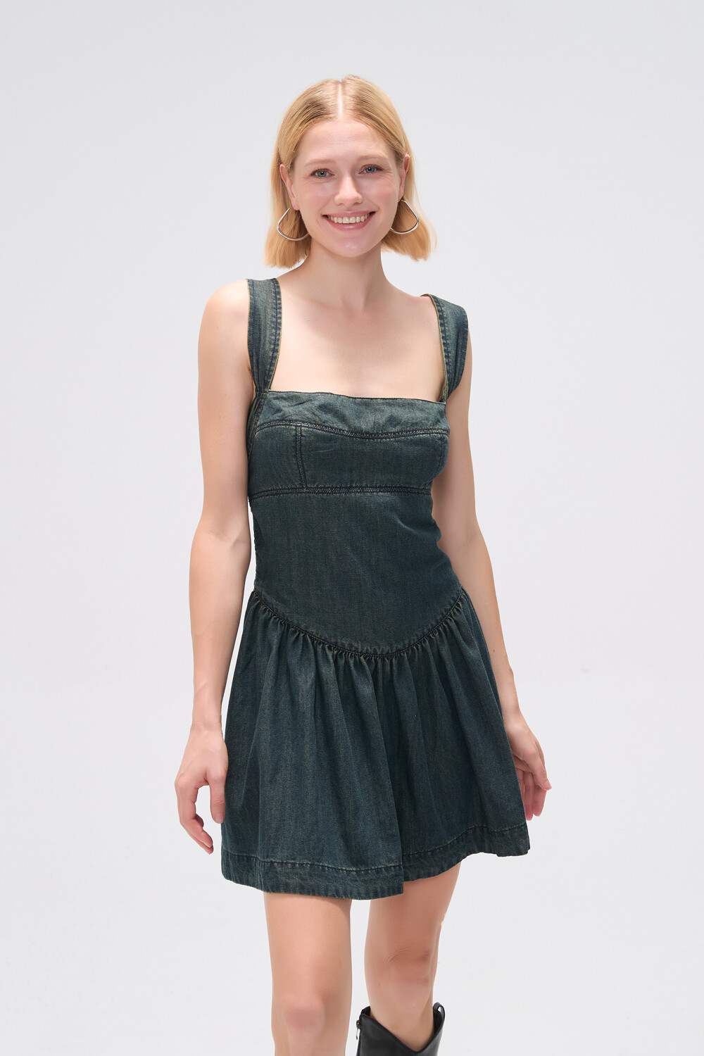 Vestido Fylia Azul Oscuro