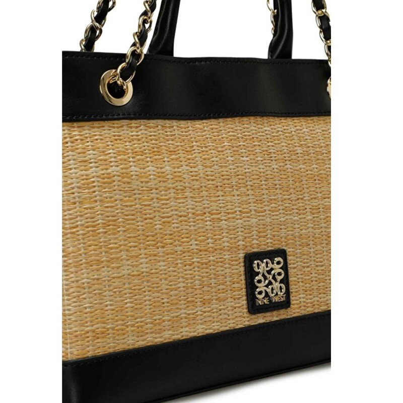 Omyra Satchel Natural/black