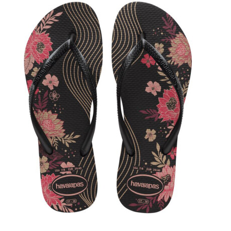 Sandalias de Mujer Havaianas Slim Organic Negro