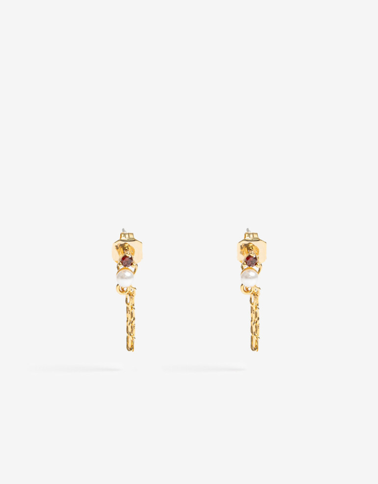 Aros Sets Cubic zirconia Set De Aros Con Cubic Zirconia - Dorado