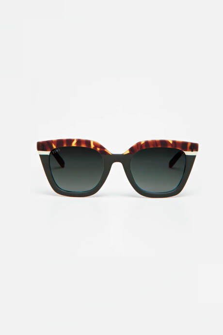 Lentes Tiwi Hale Rubber Tricolor Green/green Tortoise With Green Gradient Lenses