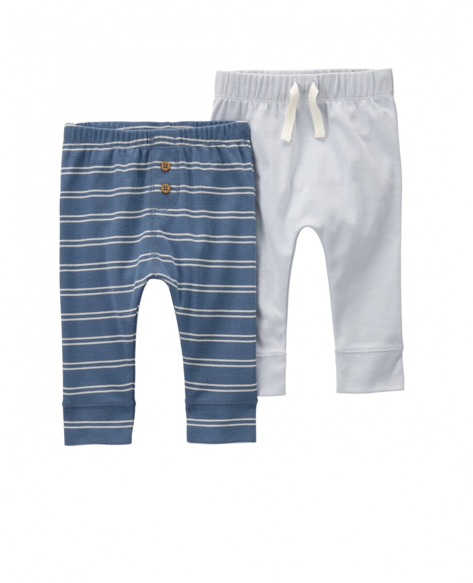 Set Pelele Algodon sin Pie - Azul Celeste 
