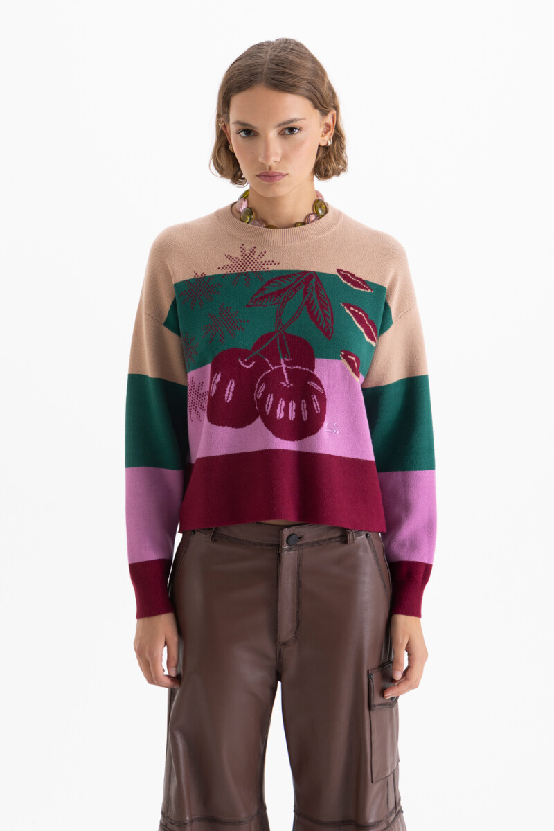 SWEATER CHEERS Multicolor