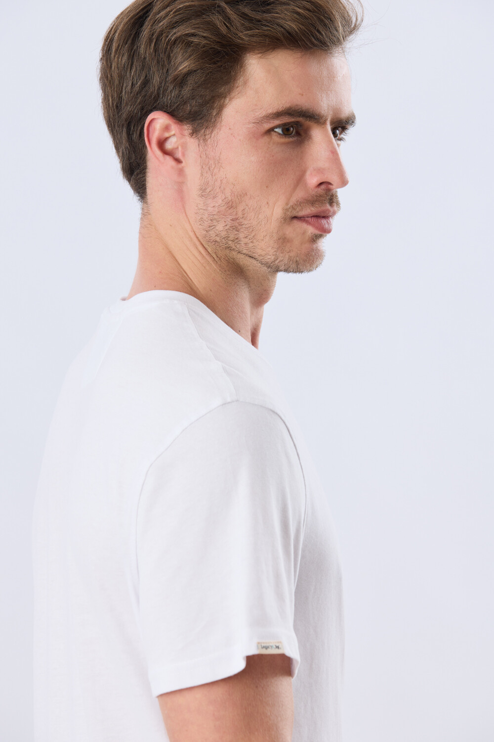REMERA ESTAMPADA DE ALGODÓN Blanco