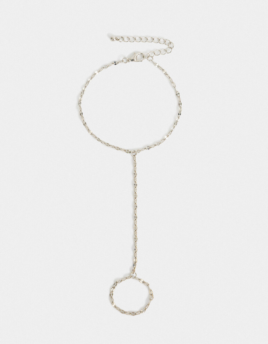 Pulsera Flexible Con Anillo 