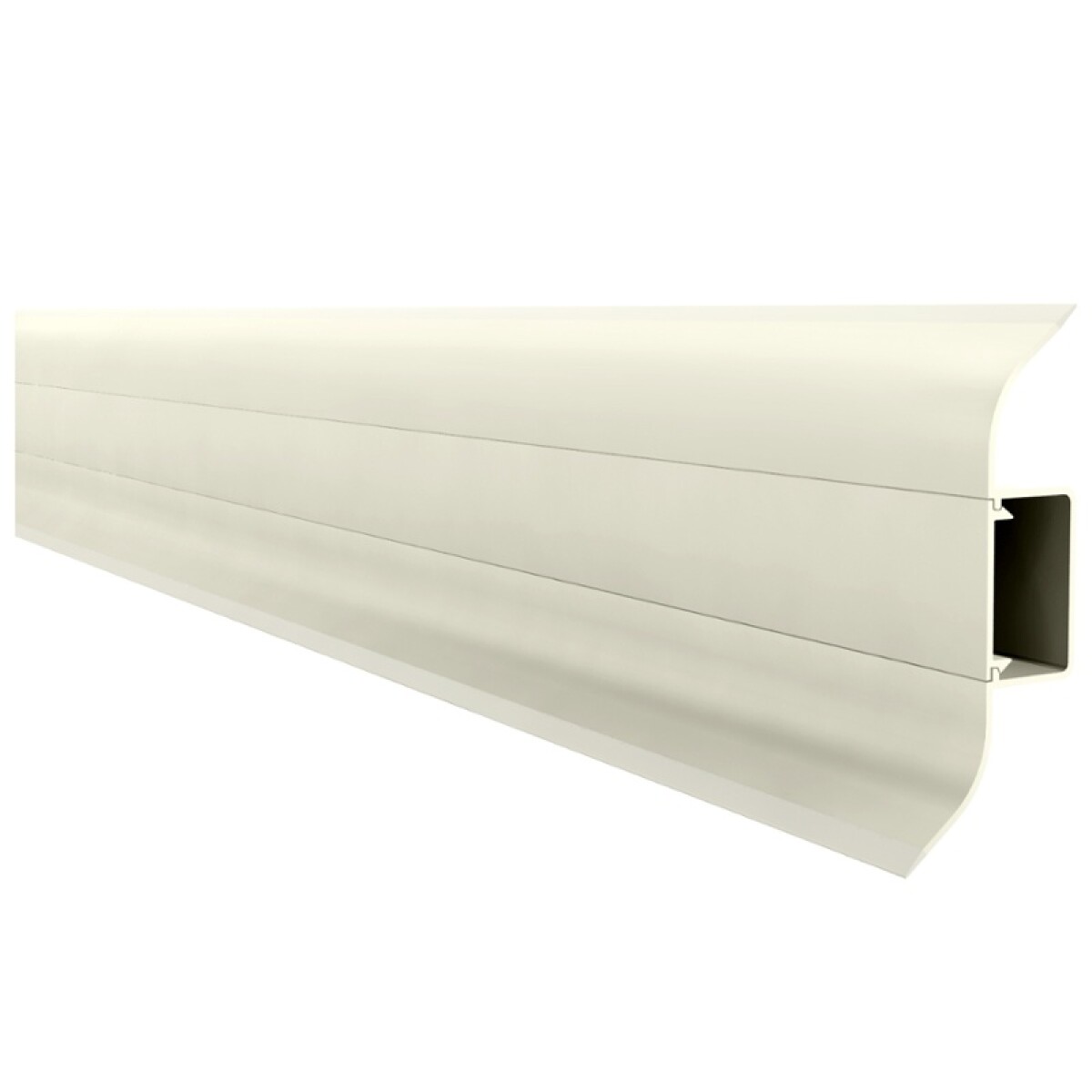 Zócalo En Pvc Color Gelo 0.7x2,40 Mts 