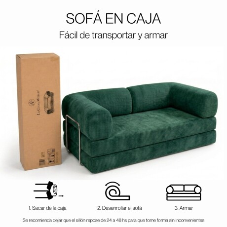 Sillón Cama 3 Cuerpos CloudNest Verde