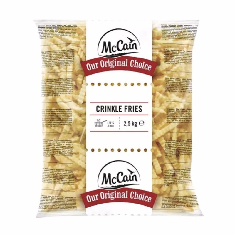 PAPAS CRINKLE 2,5KG PAPAS CRINKLE 2,5KG