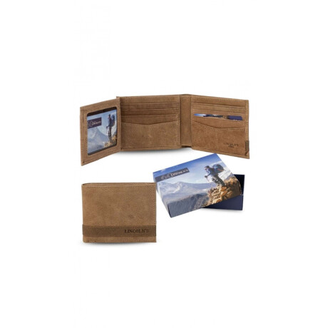 Billetera Cuero Hermes Nuez C/Jaspeado