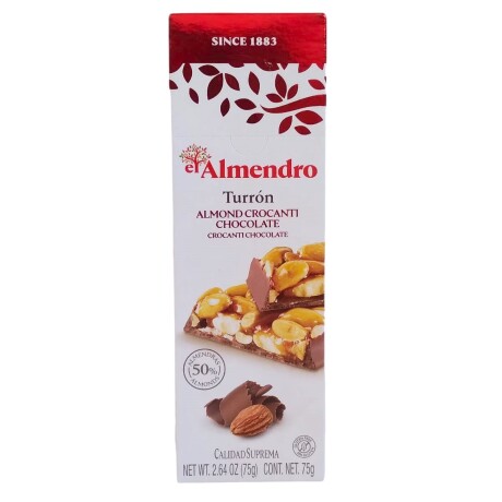 Chocolate con almendras crocante el Almedro 75g Chocolate con almendras crocante el Almedro 75g