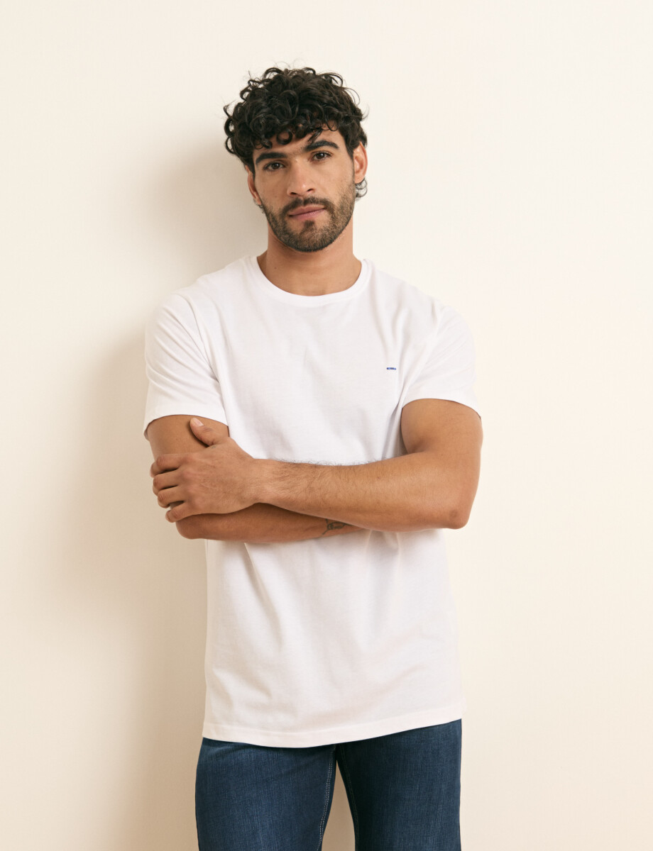 520658 T-SHIRT HARRINGTON LABEL Blanco