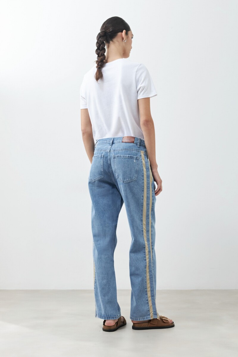 Jean bicolor Cher jean medio