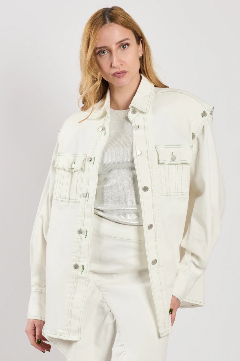 CHAQUETA BOTONES Blanco