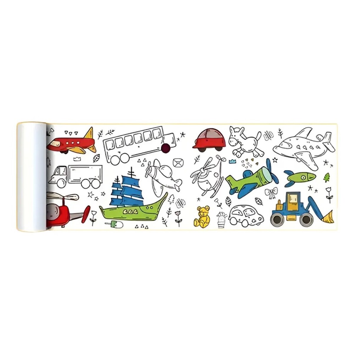 Rollo Creativo para Colorear 10MX40CM Diferentes Modelos 