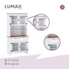 Cristalero Aparador Vajillero Lumax 4 Puertas Vidrio 2 Cajones Cristalero Aparador Vajillero Lumax 4 Puertas Vidrio 2 Cajones