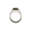 Anillo Mesa-Plata y Oro-Piedra Onix-AN5164 conpiedra