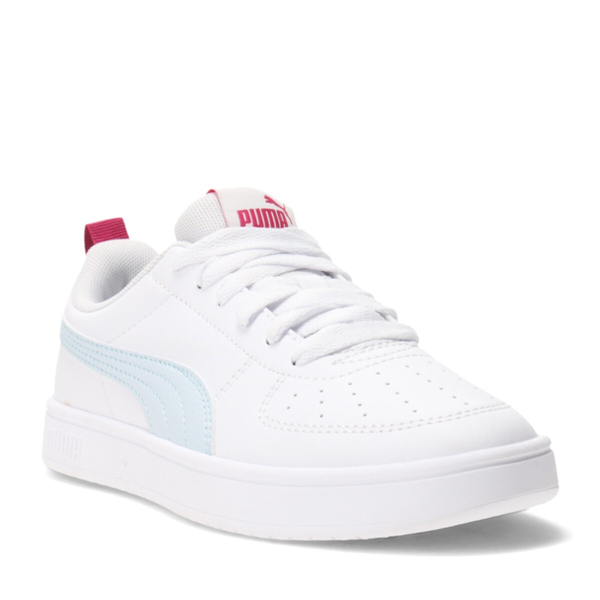 Championes Infantiles Puma Rickie Kids - Blanco - Celeste 