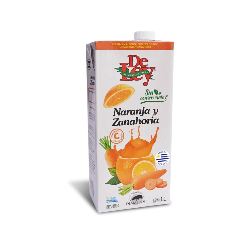 JUGO DE LEY NARANJA/ZANAH 1LT Jugo De Ley Naranja/zanah 1lt