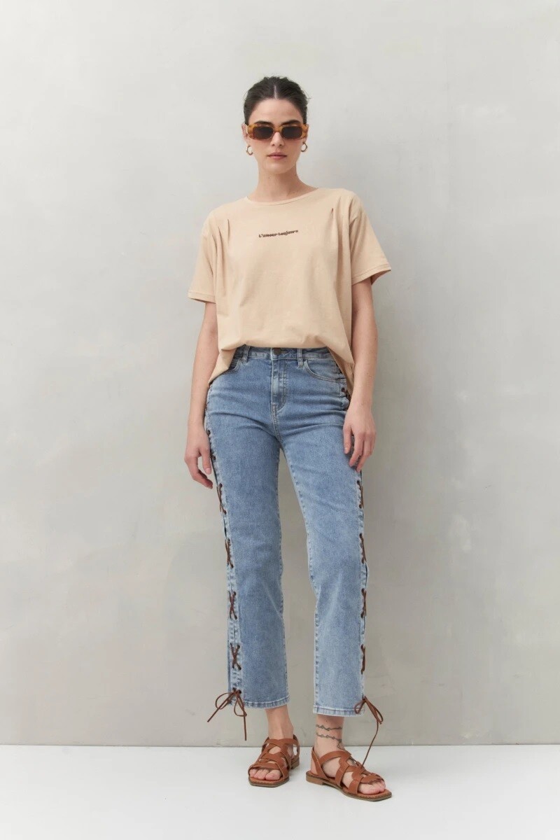 T-SHIRT D.CASSIN LIATRA - BEIGE 