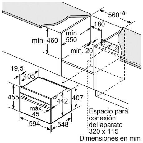 HORNO DE EMPOTRAR NEGRO RECLASIFICAR CBG633NS3