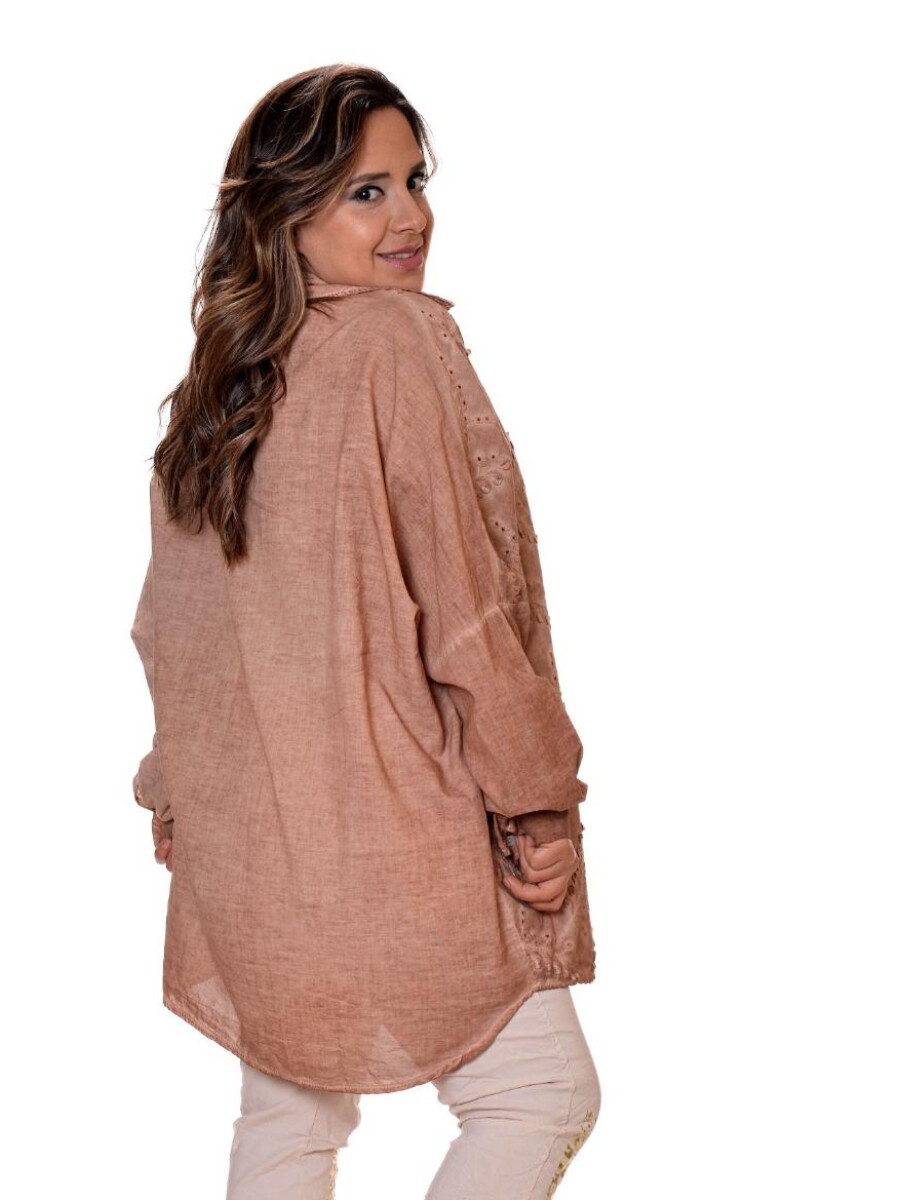 Camisa de broderie Camisa de broderie