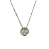 Colgante Julieta en oro amarillo 18K con brillante - incluye cadena Colgante Julieta en oro amarillo 18K con brillante - incluye cadena