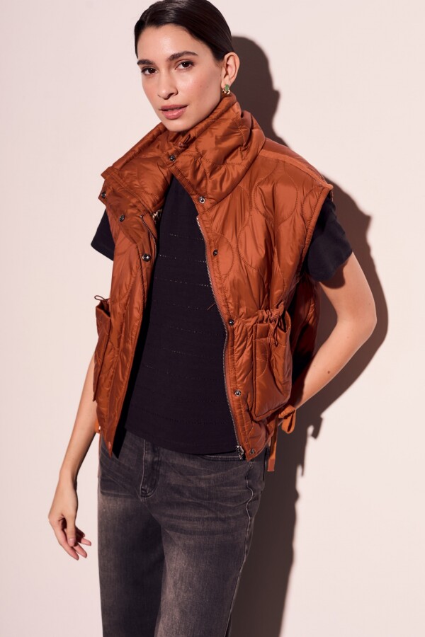 Chaleco Reversible Marron