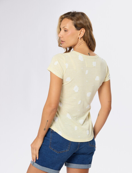 REMERA ESTAMPADA Amarillo