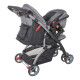 Coche De Paseo Para Bebe Travel System Color Gris Gris