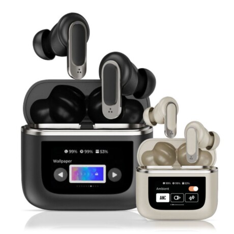 Auriculares inalámbricos A9 Plus con pantalla táctil V01