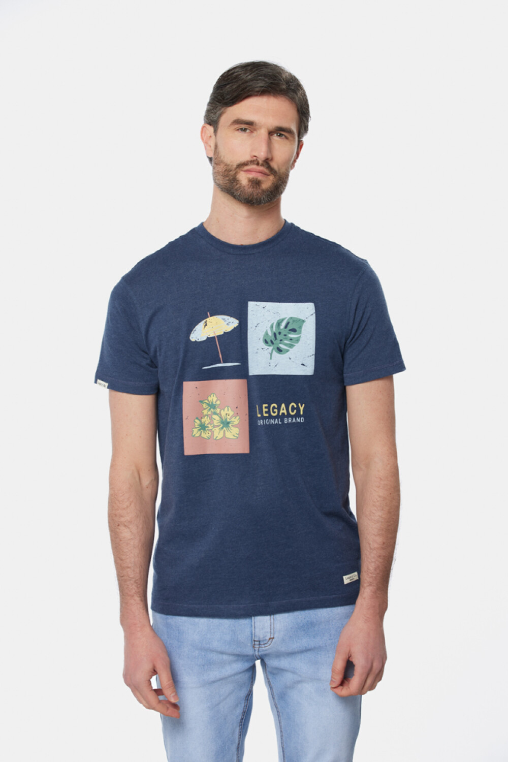 REMERA ESTAMPADA Denim